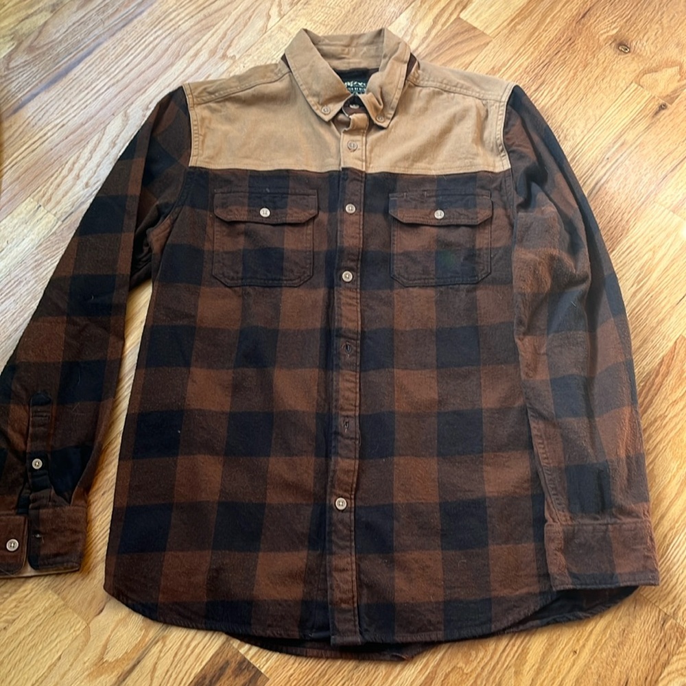 Flannel long sleeve button down